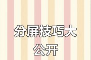 笔记本电脑分屏（多任务处理轻松无压，体验无与伦比的工作效率）