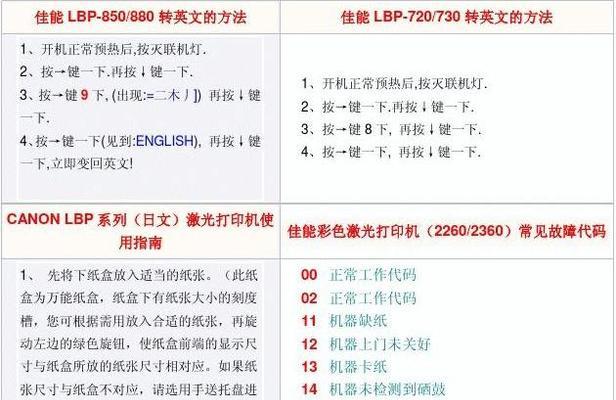 复印机故障维修代码解析（掌握复印机故障诊断与修复的关键技巧）