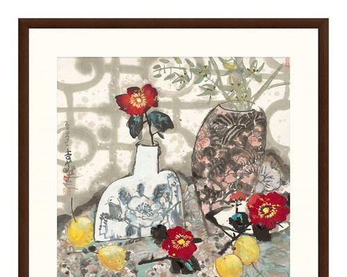 相机镜头旁的挂画有何特殊含义？