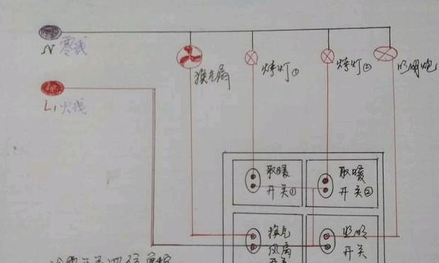 一体浴霸电源开关在哪里？操作步骤是什么？